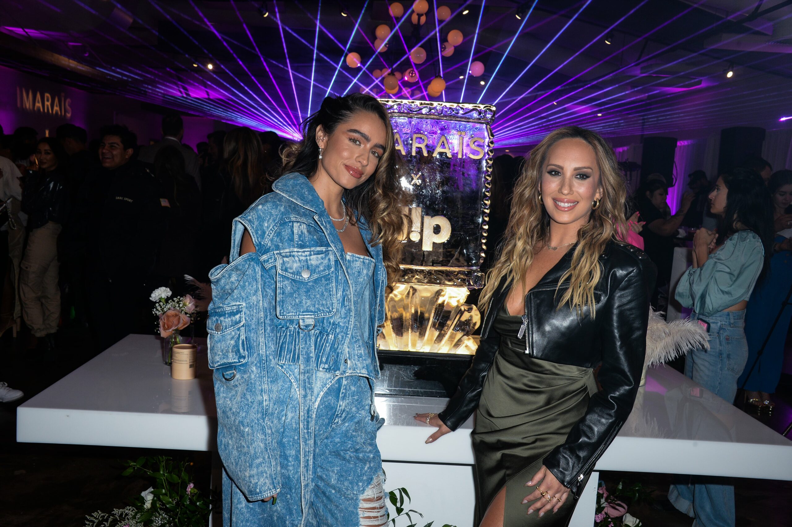 Sommer Ray and Cheryl Burke inside at the IMARAÏS Beauty x Fl!p Launch Party.