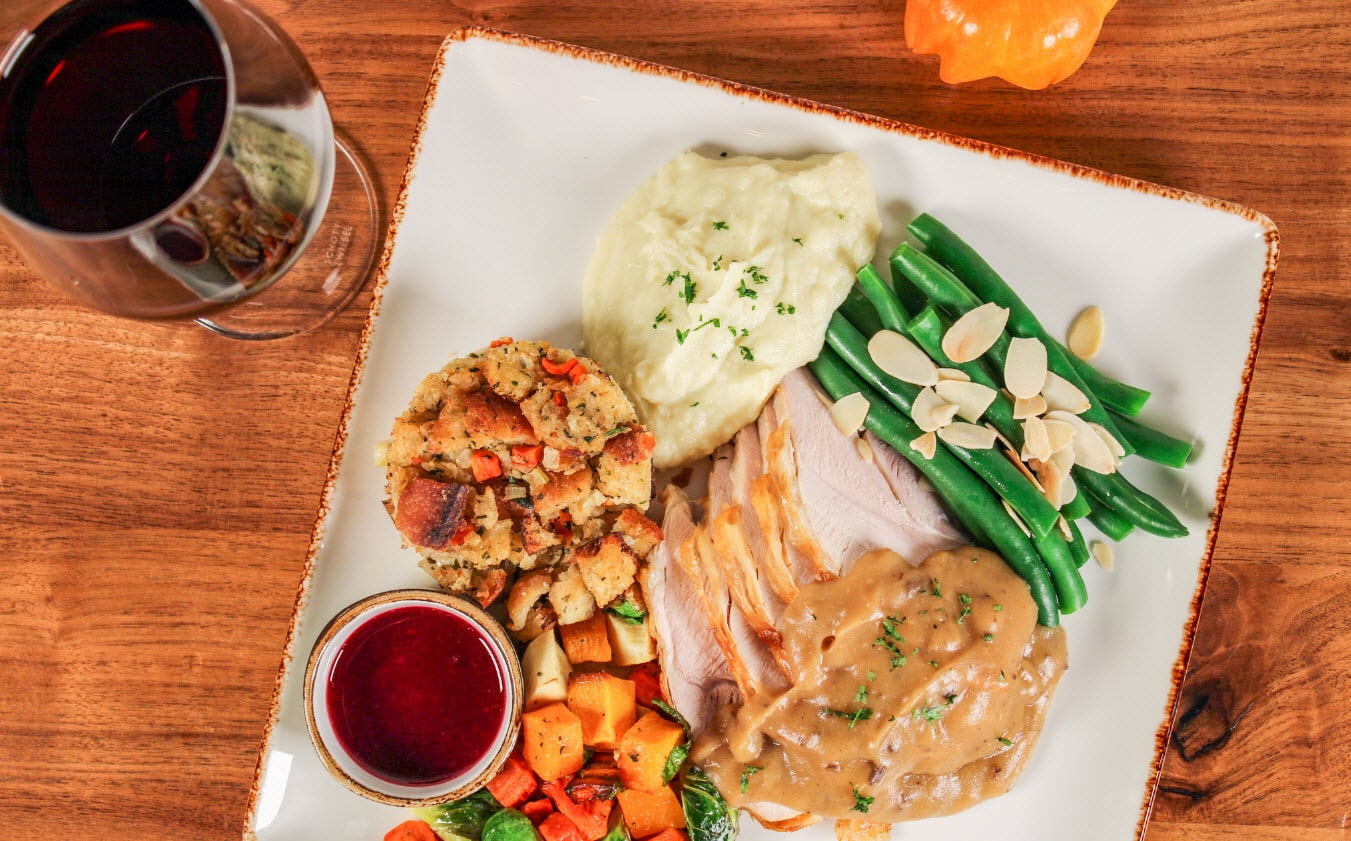 For Turkey Day, don't slave over a hot stove and cook for hours. We’ve put together a list of some of our favorite L.A. restaurants serving yummy holiday menus for dine-in, and to-go.