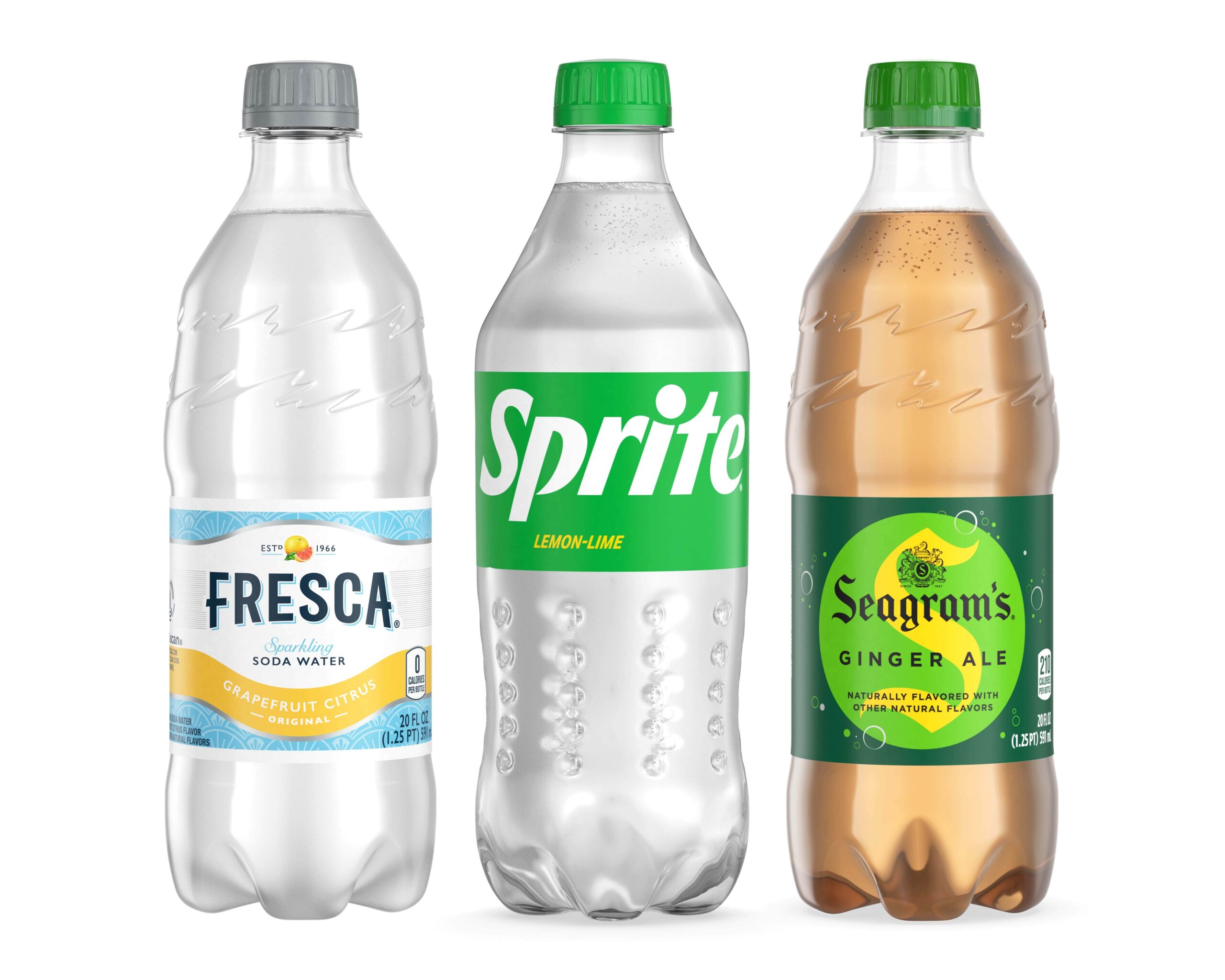 The Coca-Cola Company has teamed up with music legends Mark Ronson & Madlib for new sustainability campaign Recycled Records, to celebrate Sprite, Fresca, and Seagram’s transition from green to clear packaging. Photo Credit: The Coca-Cola Company