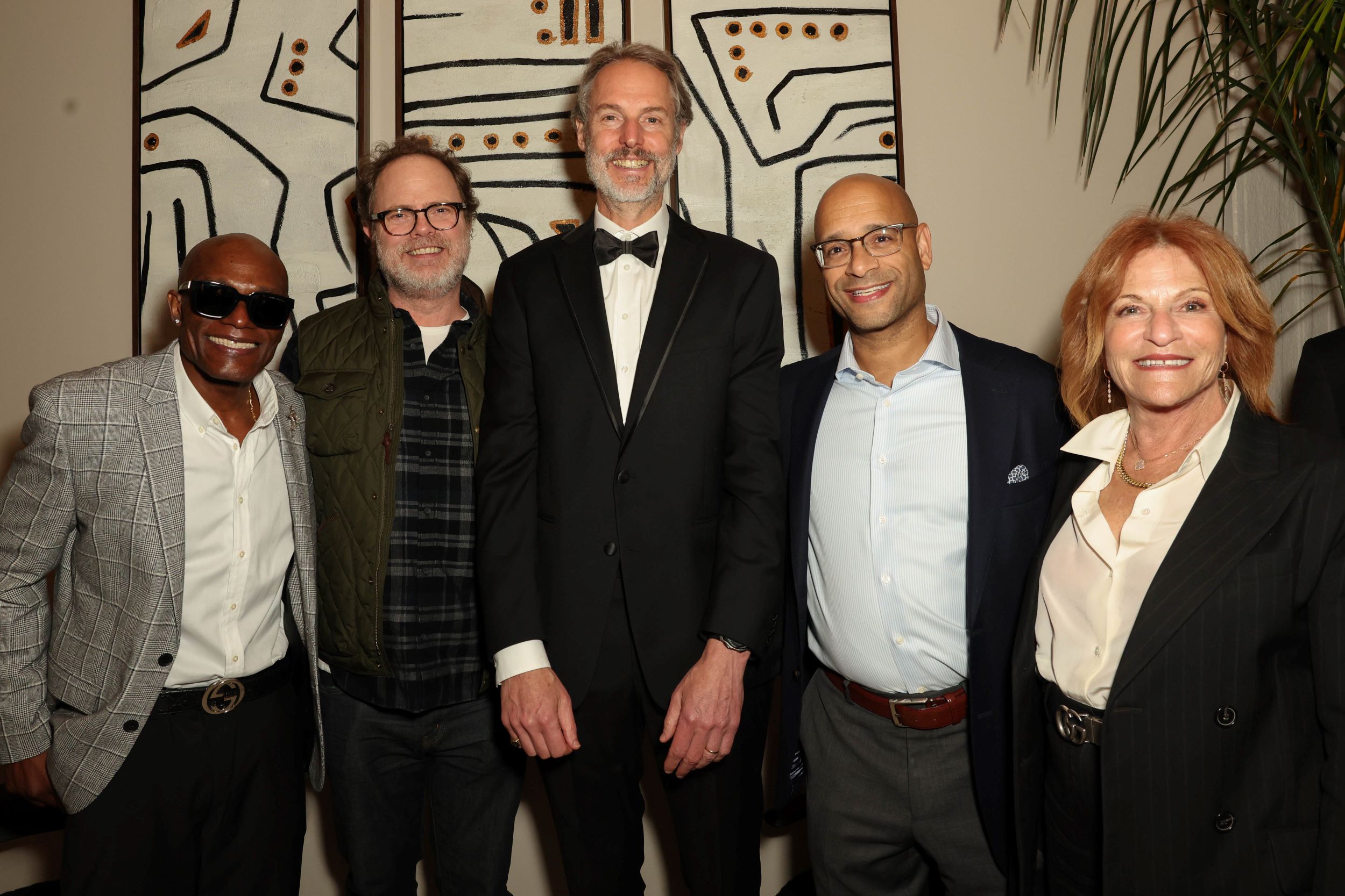 An image of James Gibson, Rainn Wilson and others at the Sofitel Los Angeles at Beverly Hills.