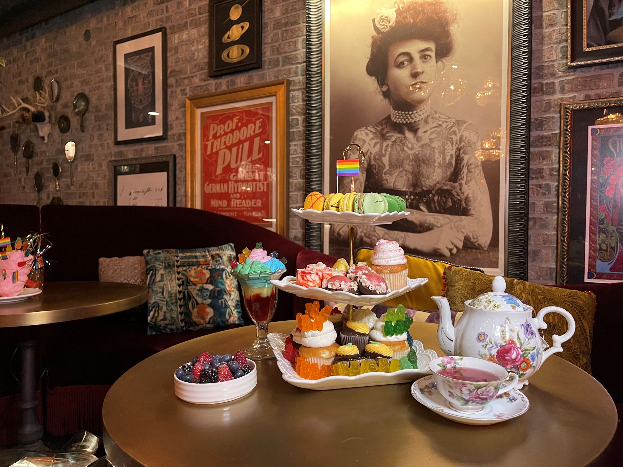 An image of Lilly Rose's whimsical bites from their High tea and Highball Experience