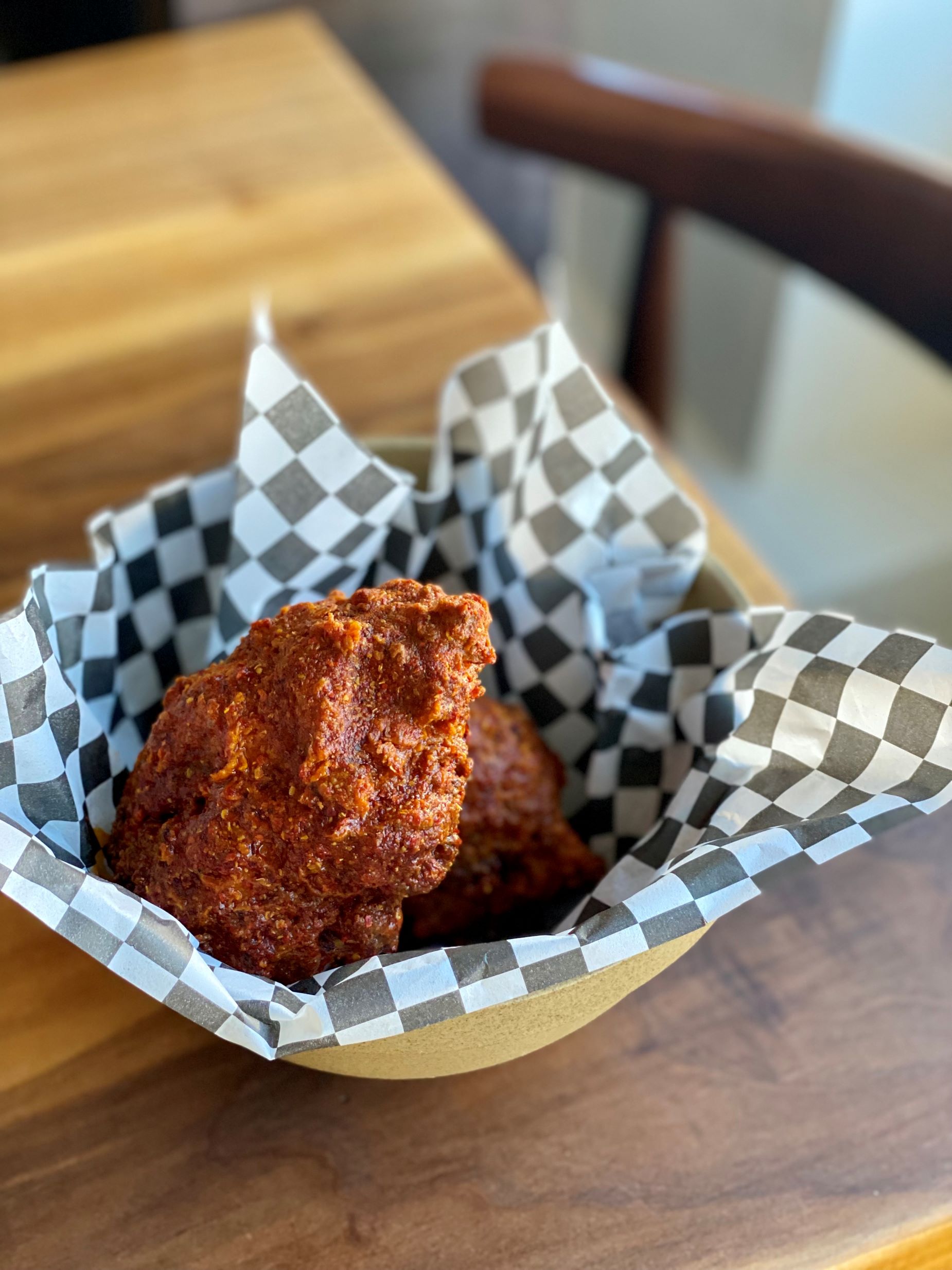 An image of Chef Eric' Huang's Chili Fried Chicken.