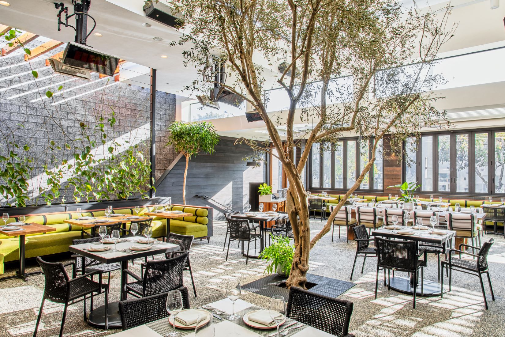 An image of the outdoor patio at Soulmate. 