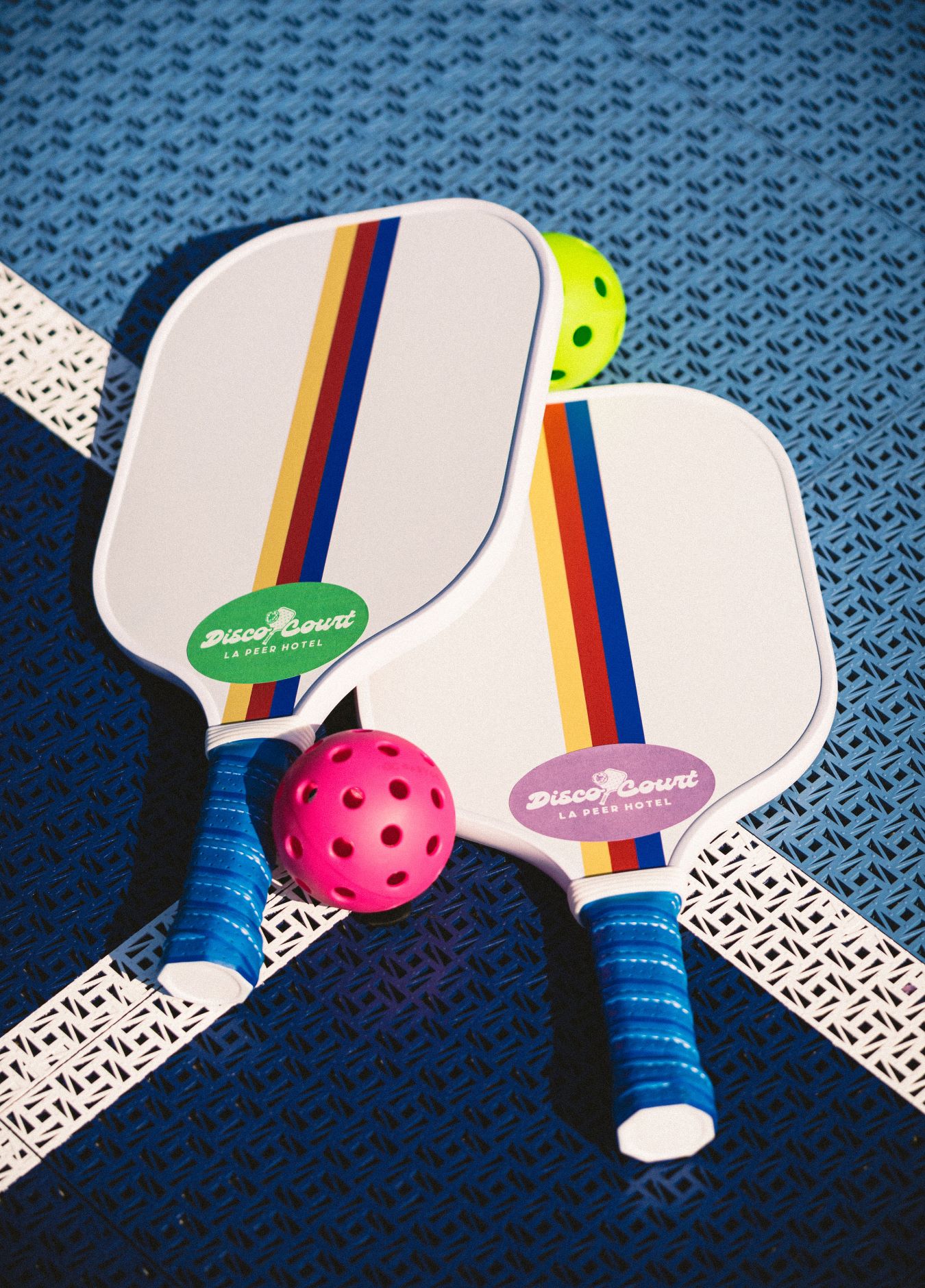 An image of 2 pickleball rackets.