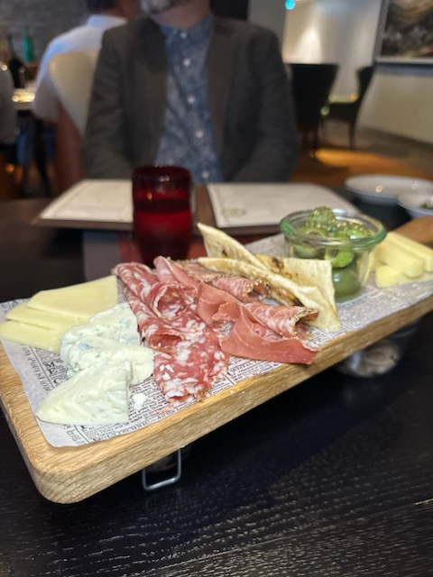 An image of the charcuterie at Tuscan Grille. 