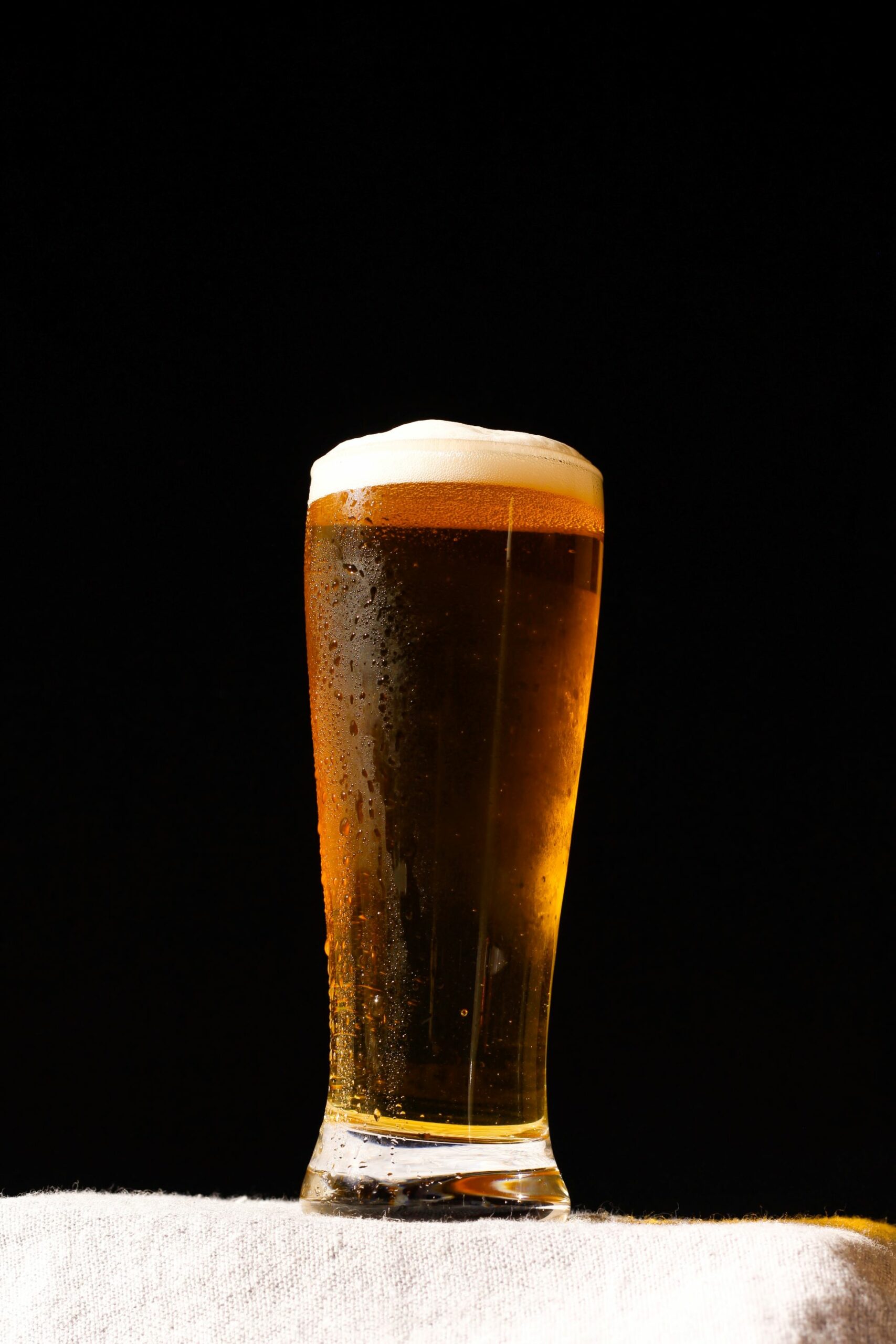 An image of a glass of craft beer.