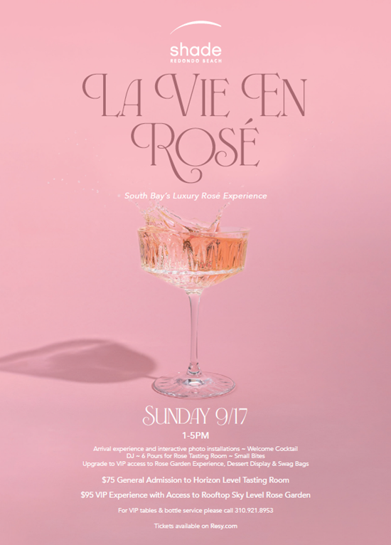 An image of the La Vie En Rose flyer.