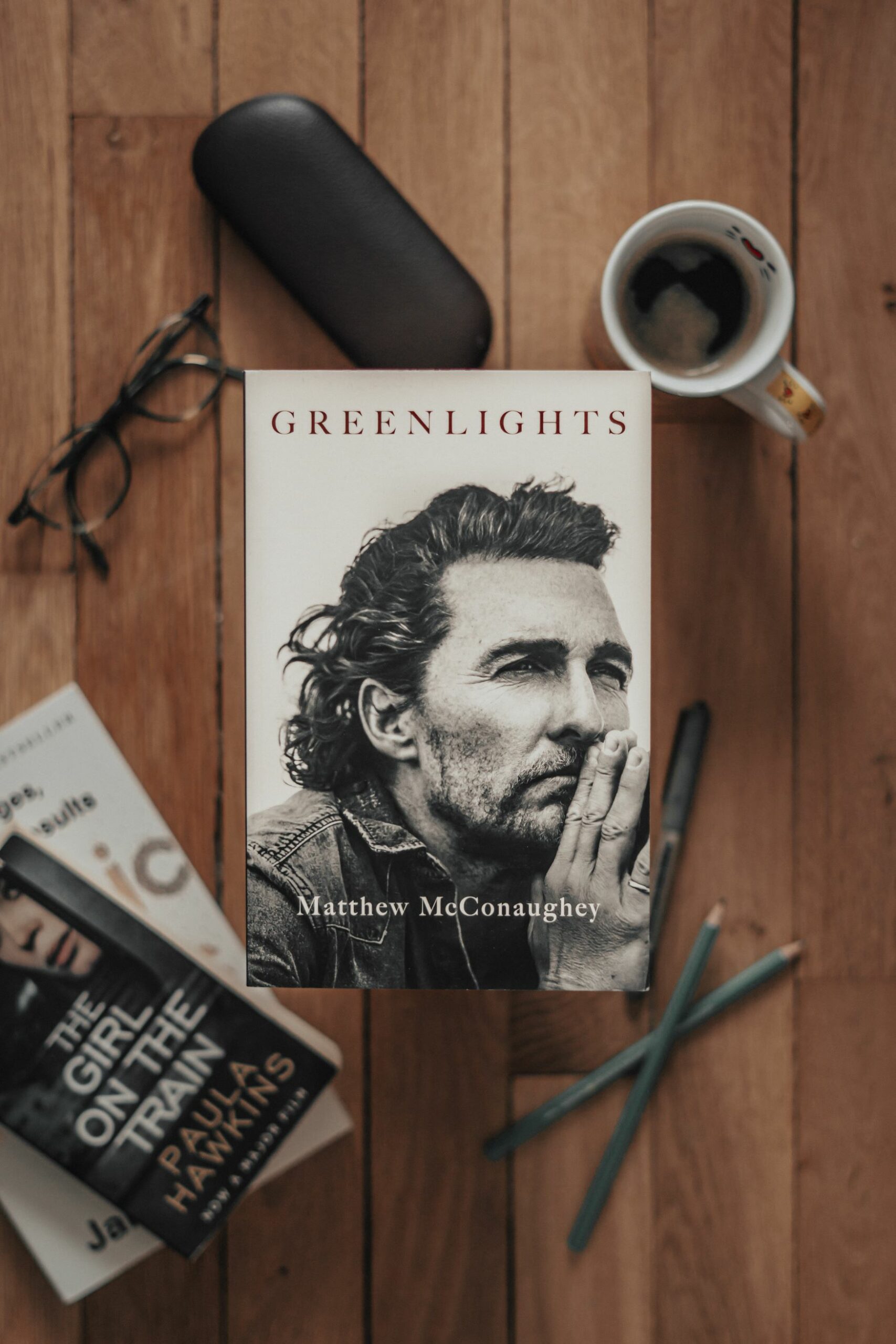 An image of a book with Matthew McConaughey on the cover. 