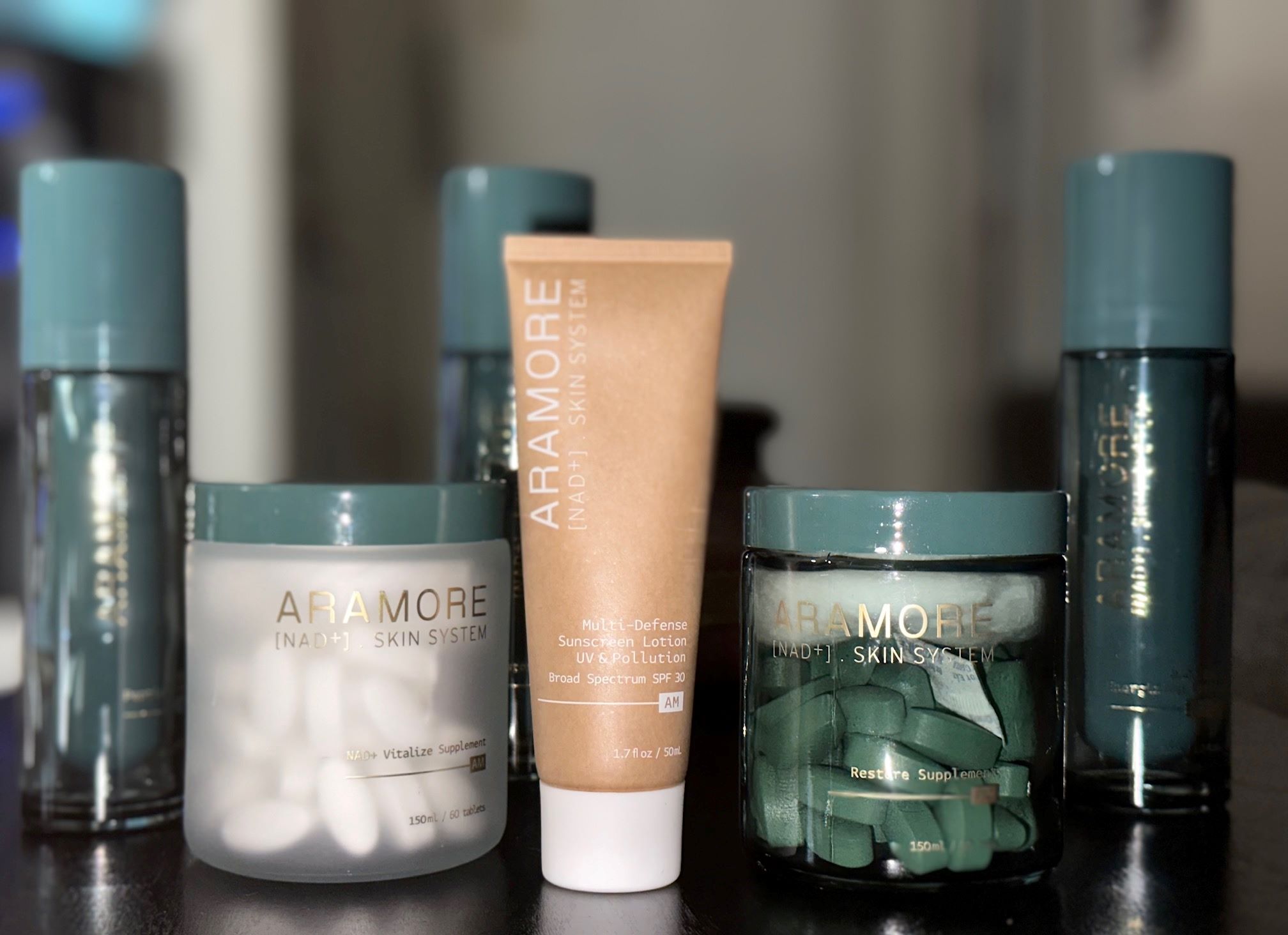 An image of ARAMORE's products.