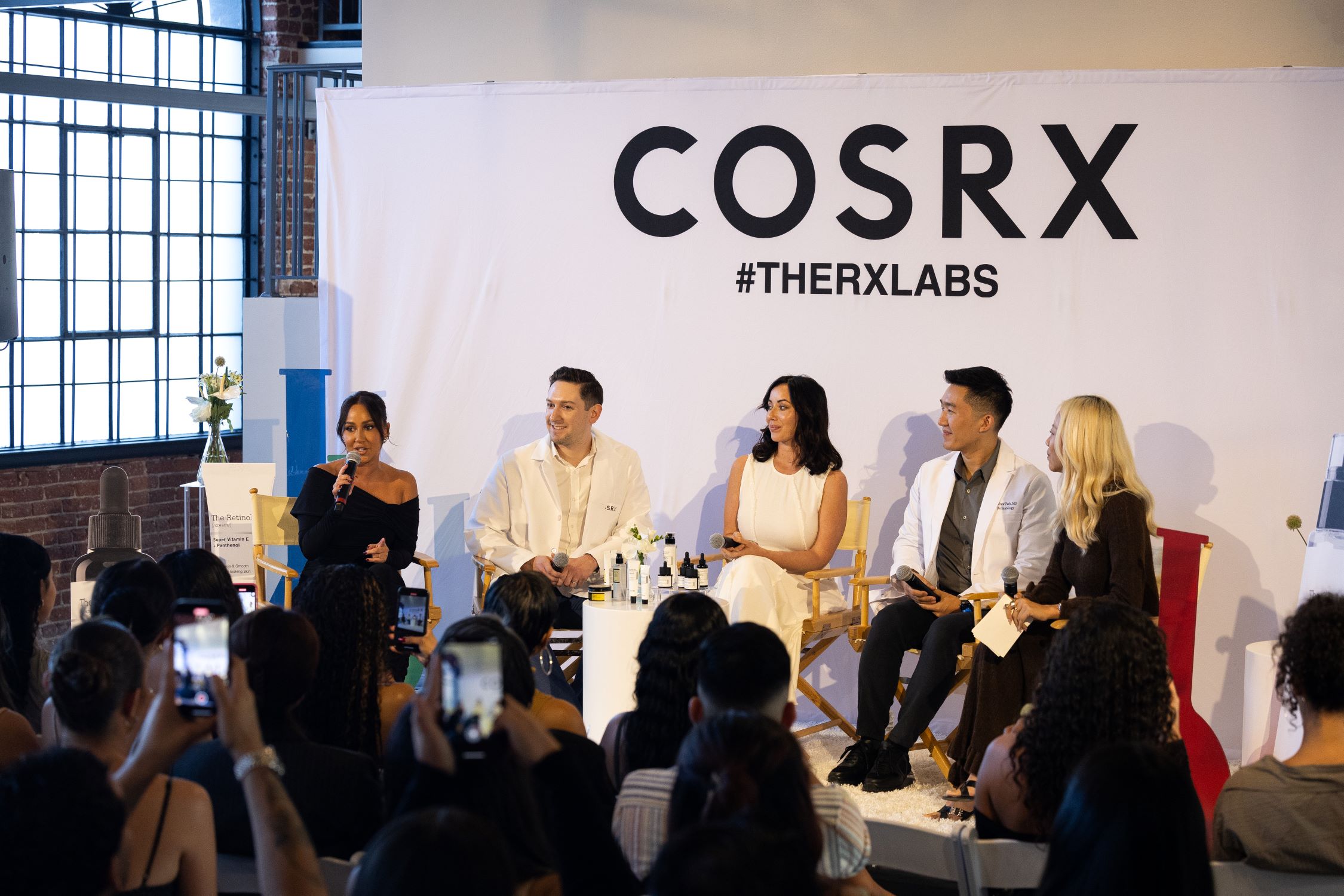 An image of the Panel at The RX Labs hosted by COSRX in Hollywood, CA.