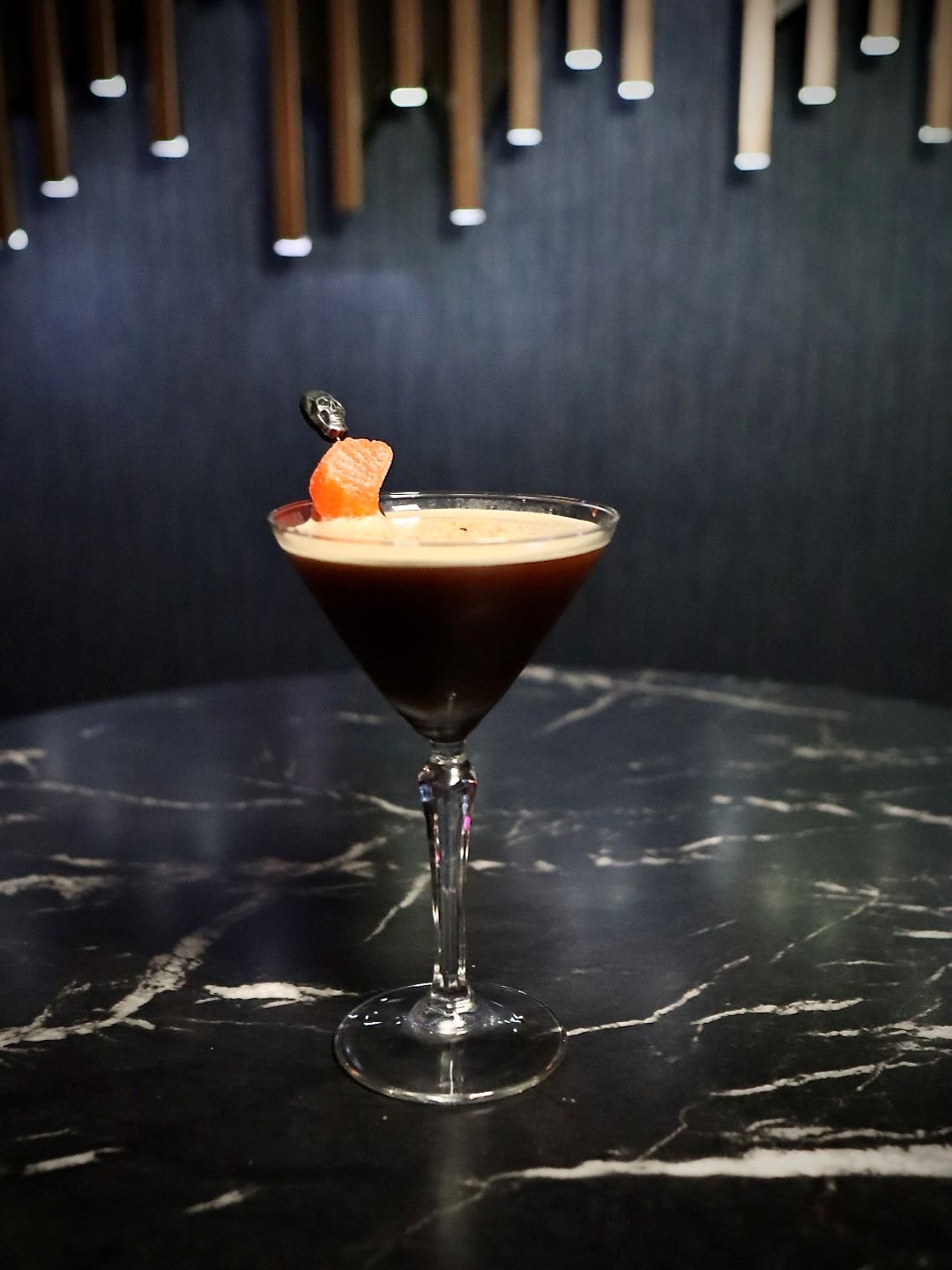 An image of the Hotel Dena cocktail, Spiced Pumpkin Pasadena Martini