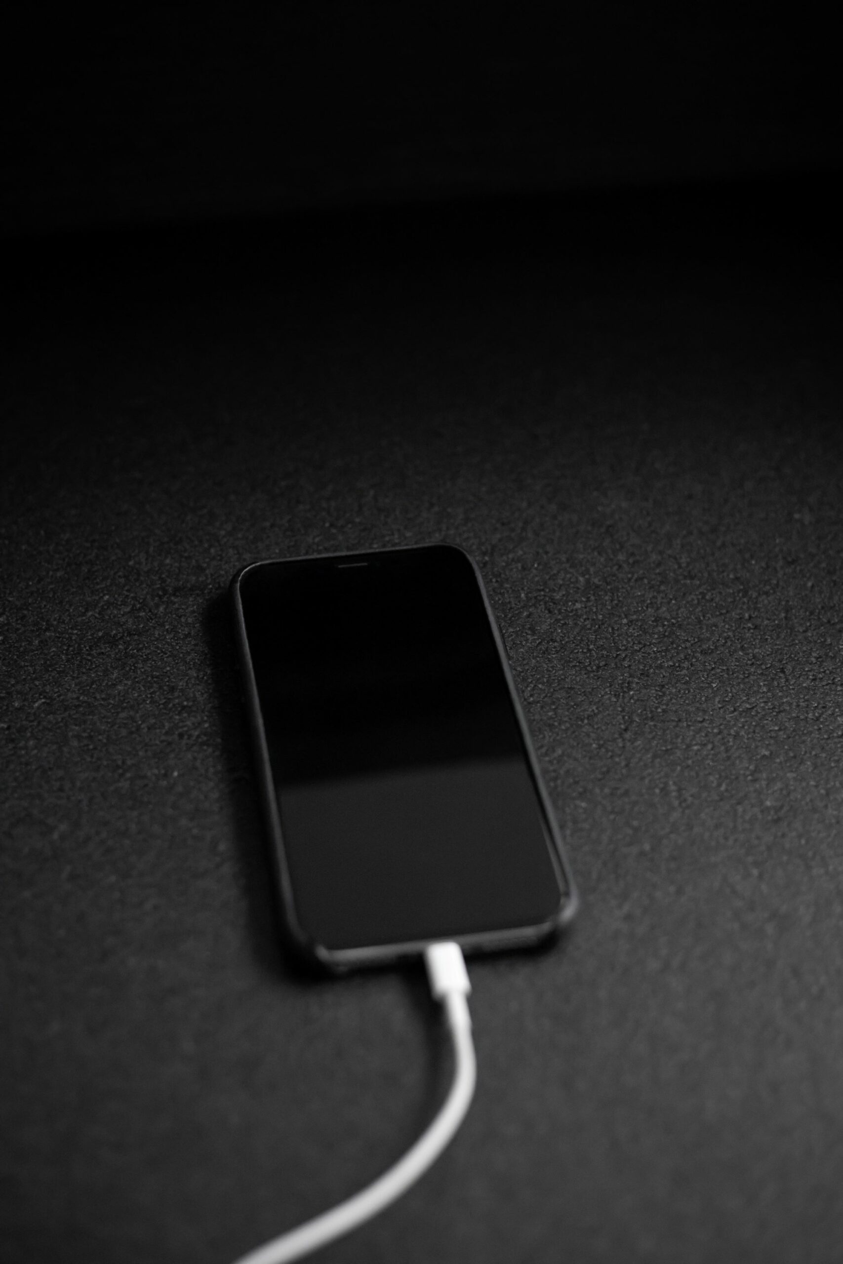 An image of a phone charging.