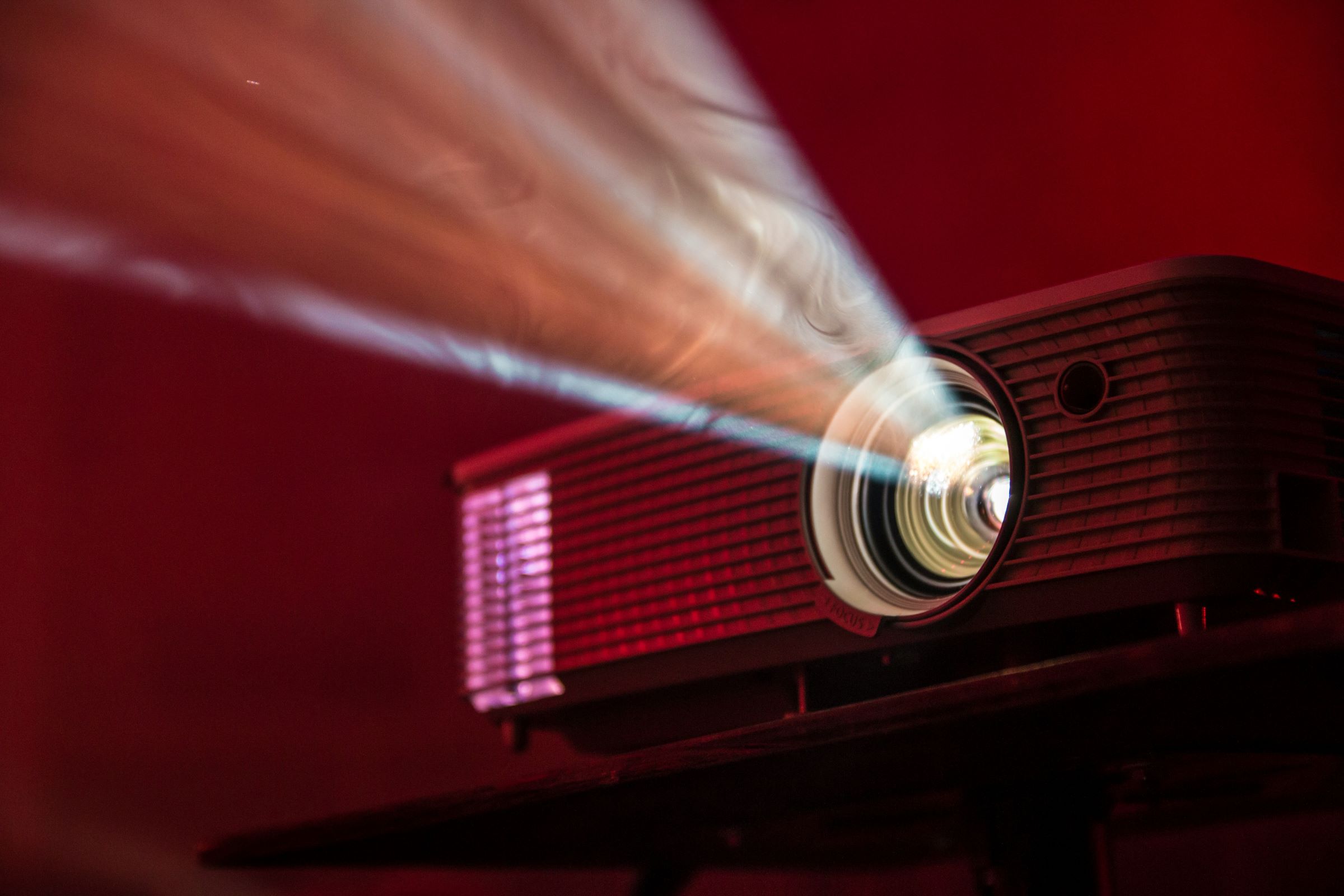 An image of a movie projector.
