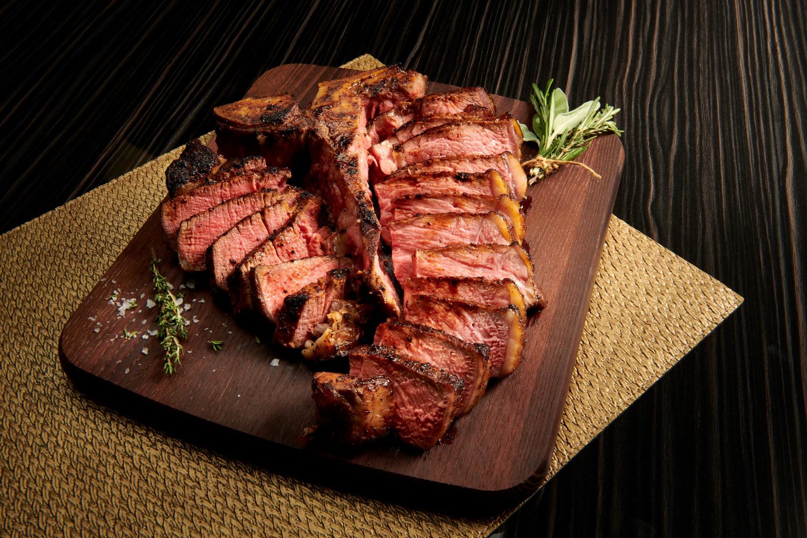 An image of Morton's 45-day Dry-Aged Porterhouse for their Best Steak Anywhere promotion.
