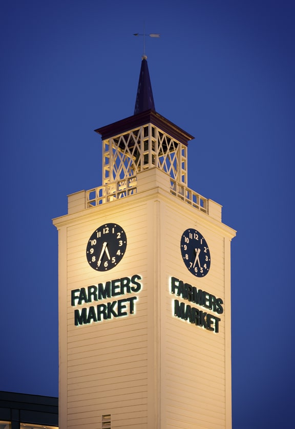 An image of the Farmers Market Tower.