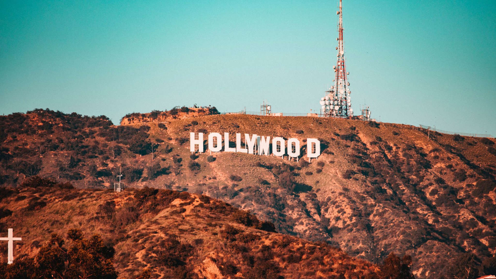 An image of the Hollywood sign.