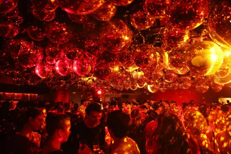 An image of people on the dance floor at Sunset Nightclub.