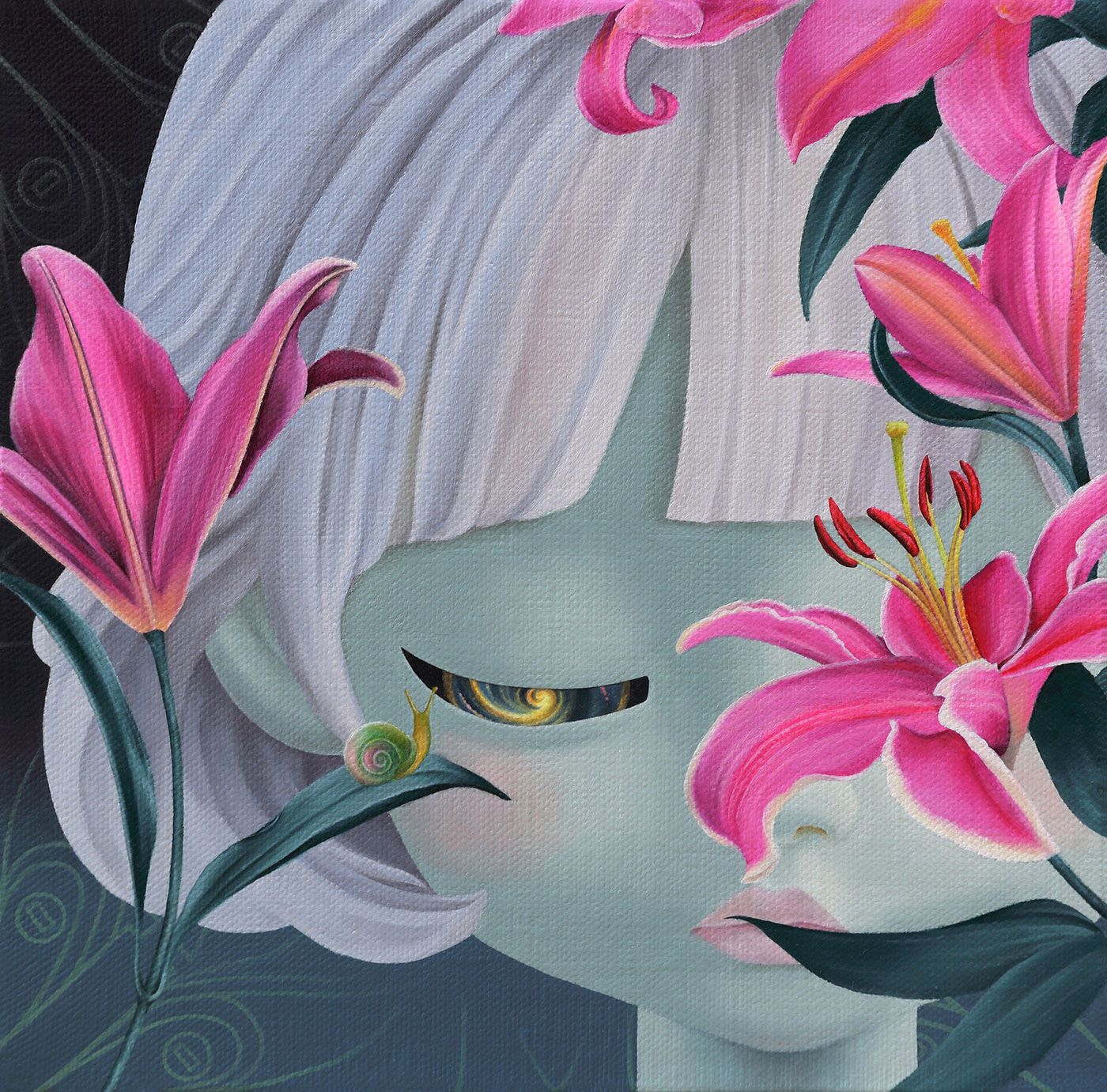 An image of one of the pieces from The Corey Helford Gallery's newest exhibit, Lucid Dreaming.