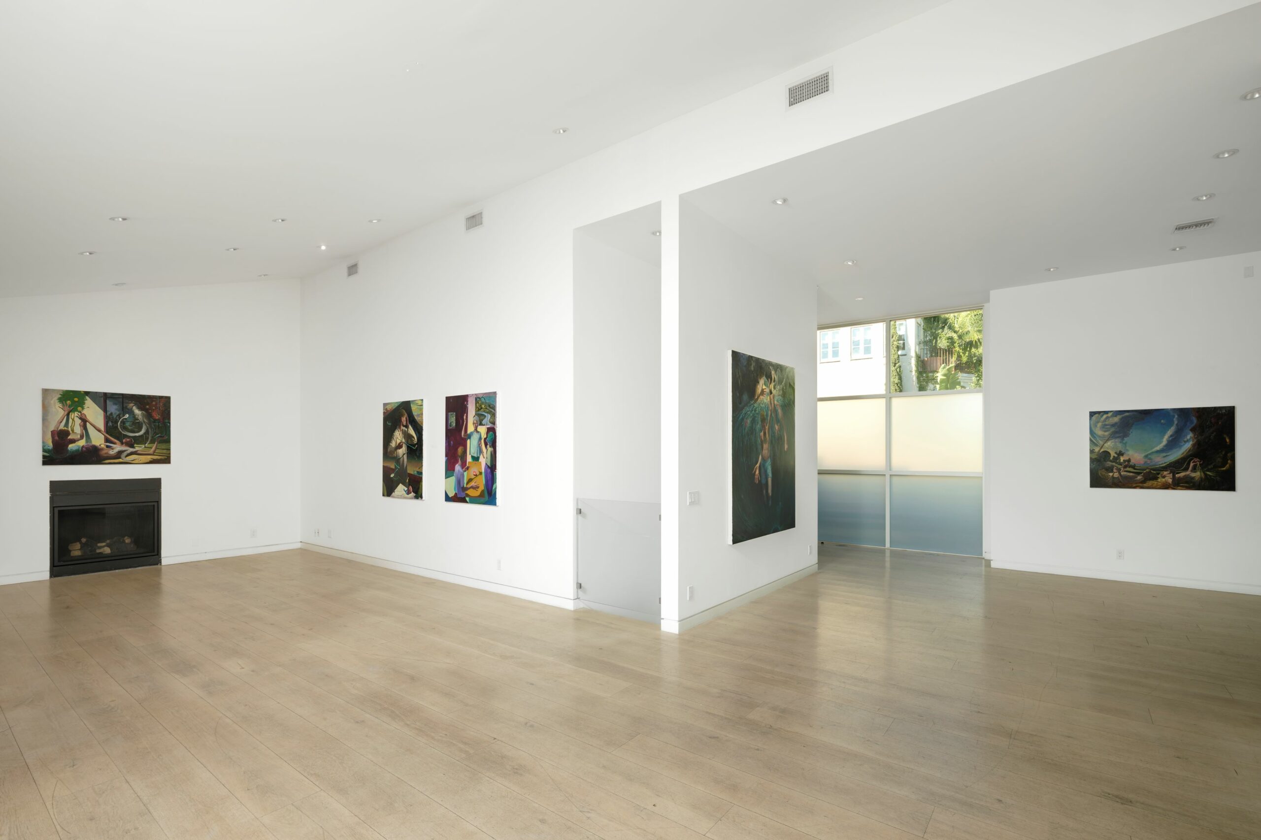 An image of Leo Frontini's Portae art exhibition at albertz Benda gallery.