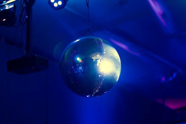 An image of a disco ball.