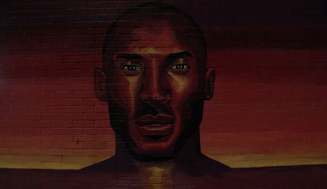 An image of a Kobe Bryant mural.
