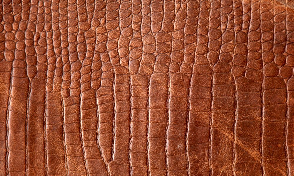 An image of an exotic leather swatch.