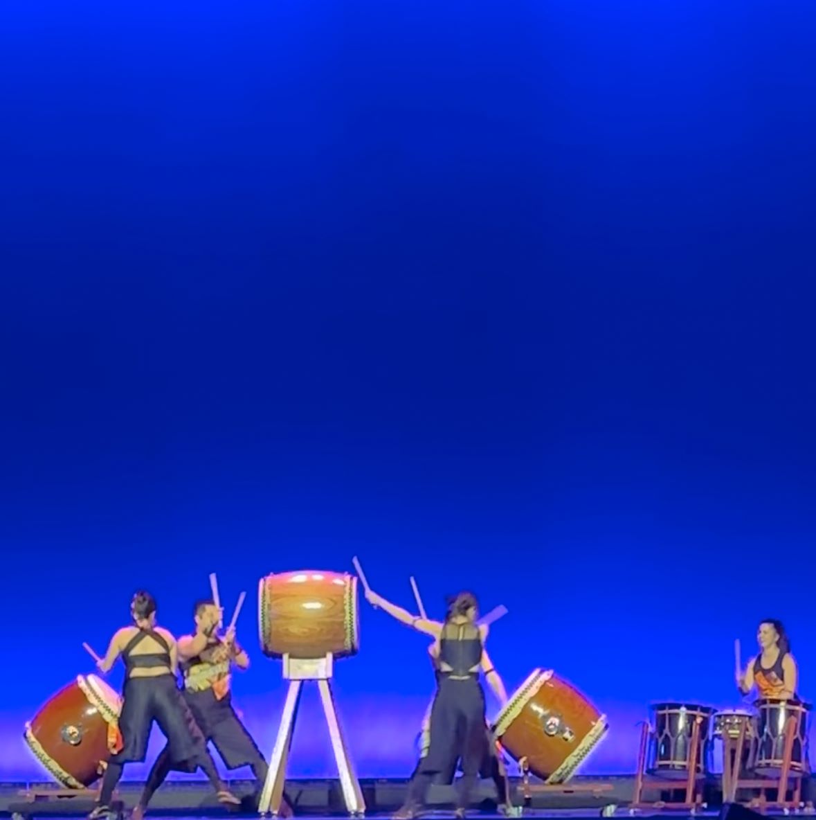 An image of the Taiko Project at El Capitan Theatre.