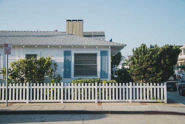 An image of a house with shutters
