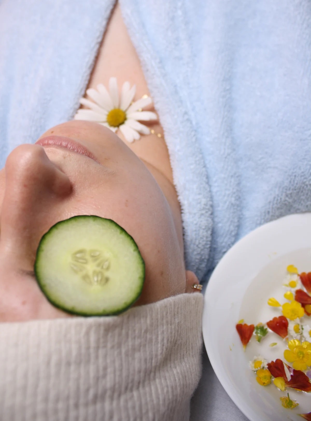 An image of a woman at  a spa.