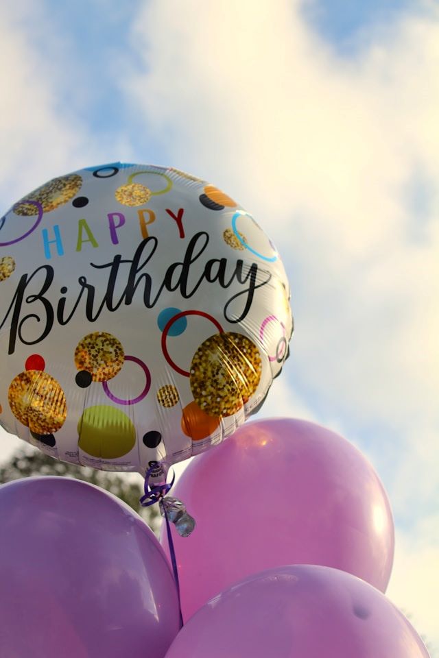 An image of birthday balloons.