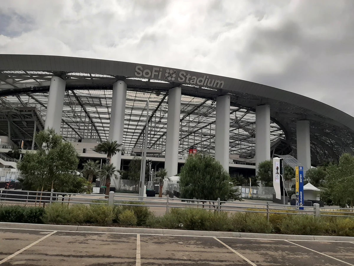 An image of So-Fi Stadium.