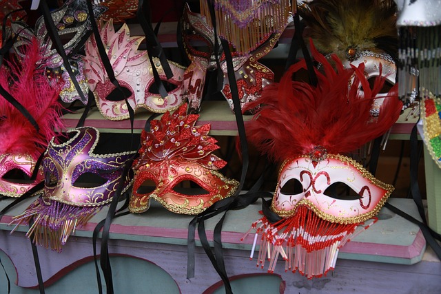 An image of masquerade masks.