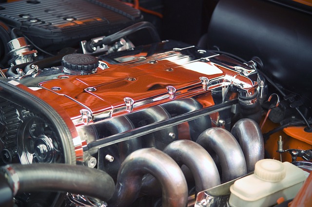 An image of a car engine.