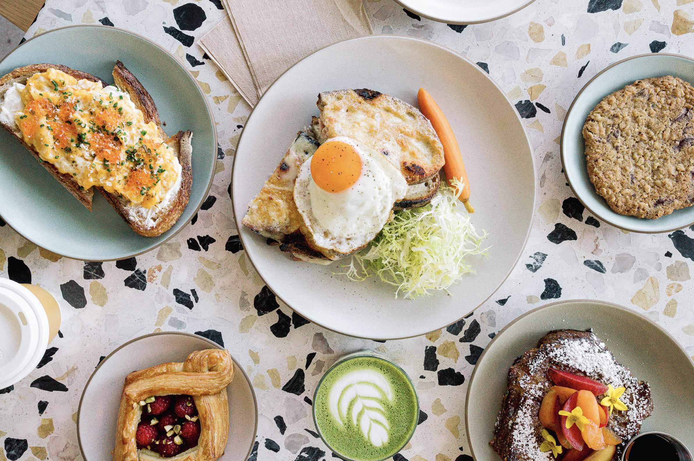 An image of the new spread at Tartine Venice