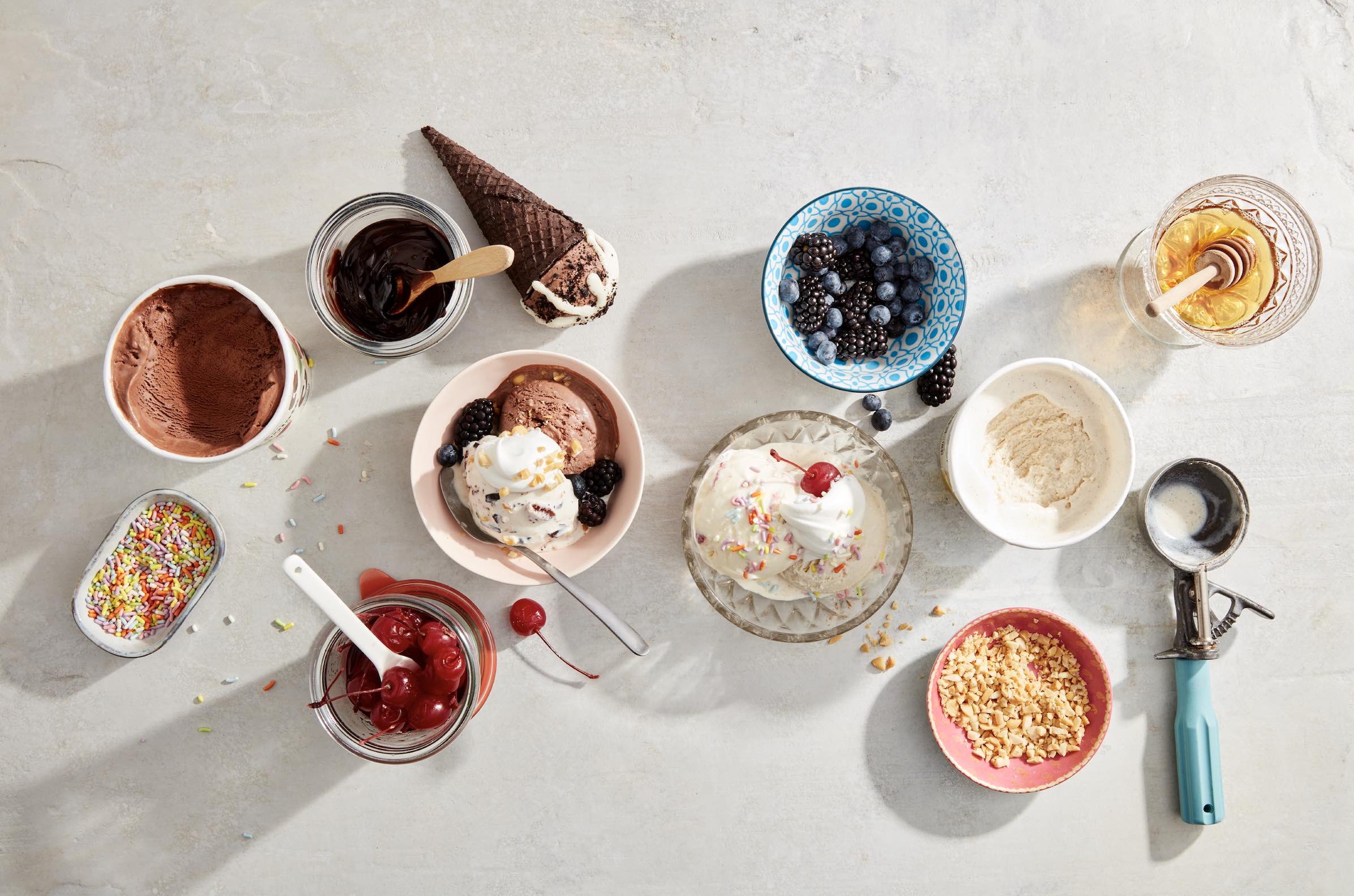 An image of various frozen treats at Whole Foods.