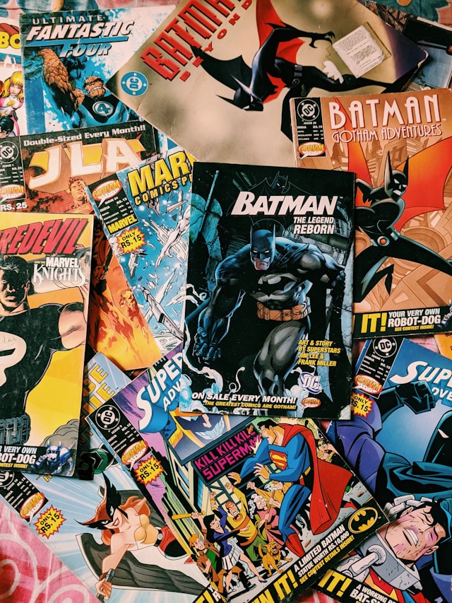 An image of comic books.