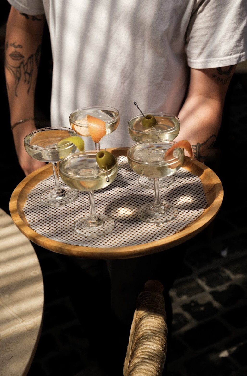 An image of the new mini martinis at Great White.