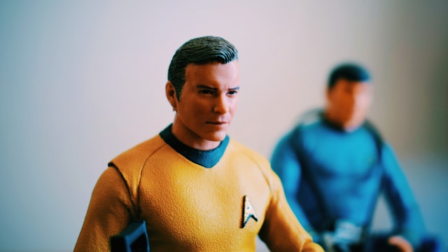 An image of Star Trek figurines for Labor Day weekend.