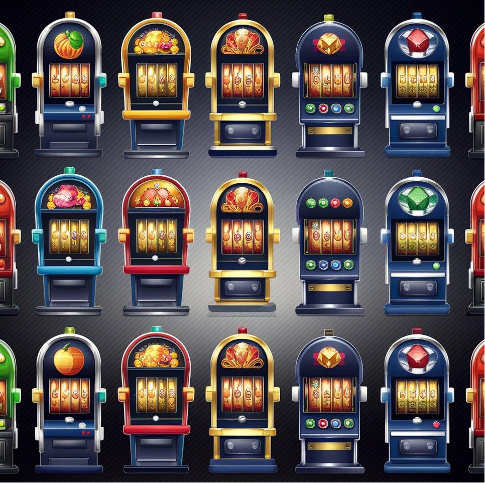 An image of slot machines