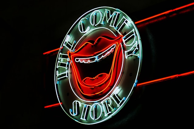 An image of The Comedy Store sign