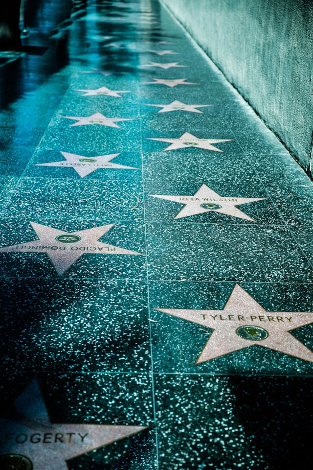 An image of the Hollywood Walk of Fame.