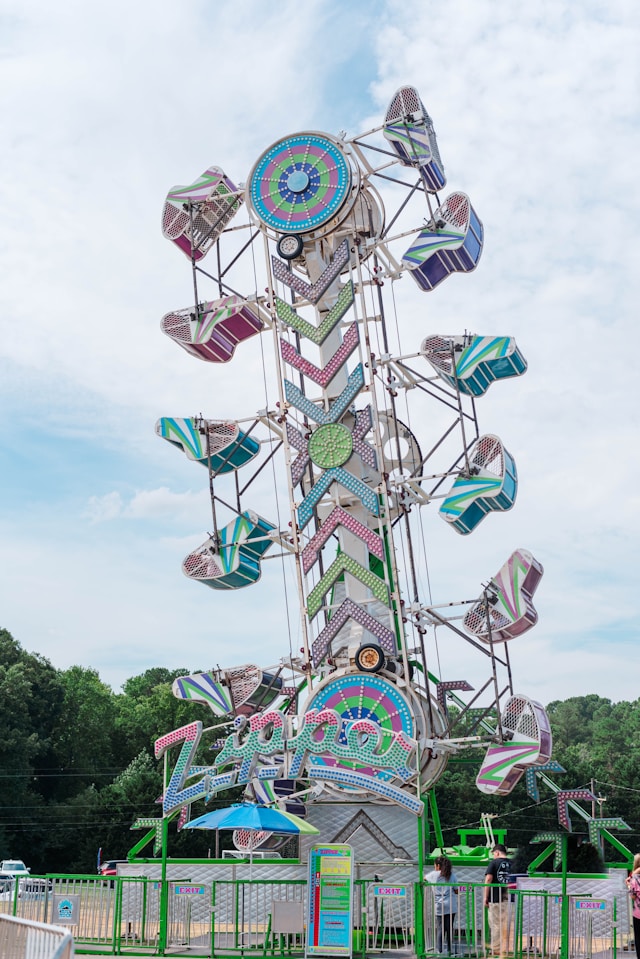 An image of the zipper fair ride.