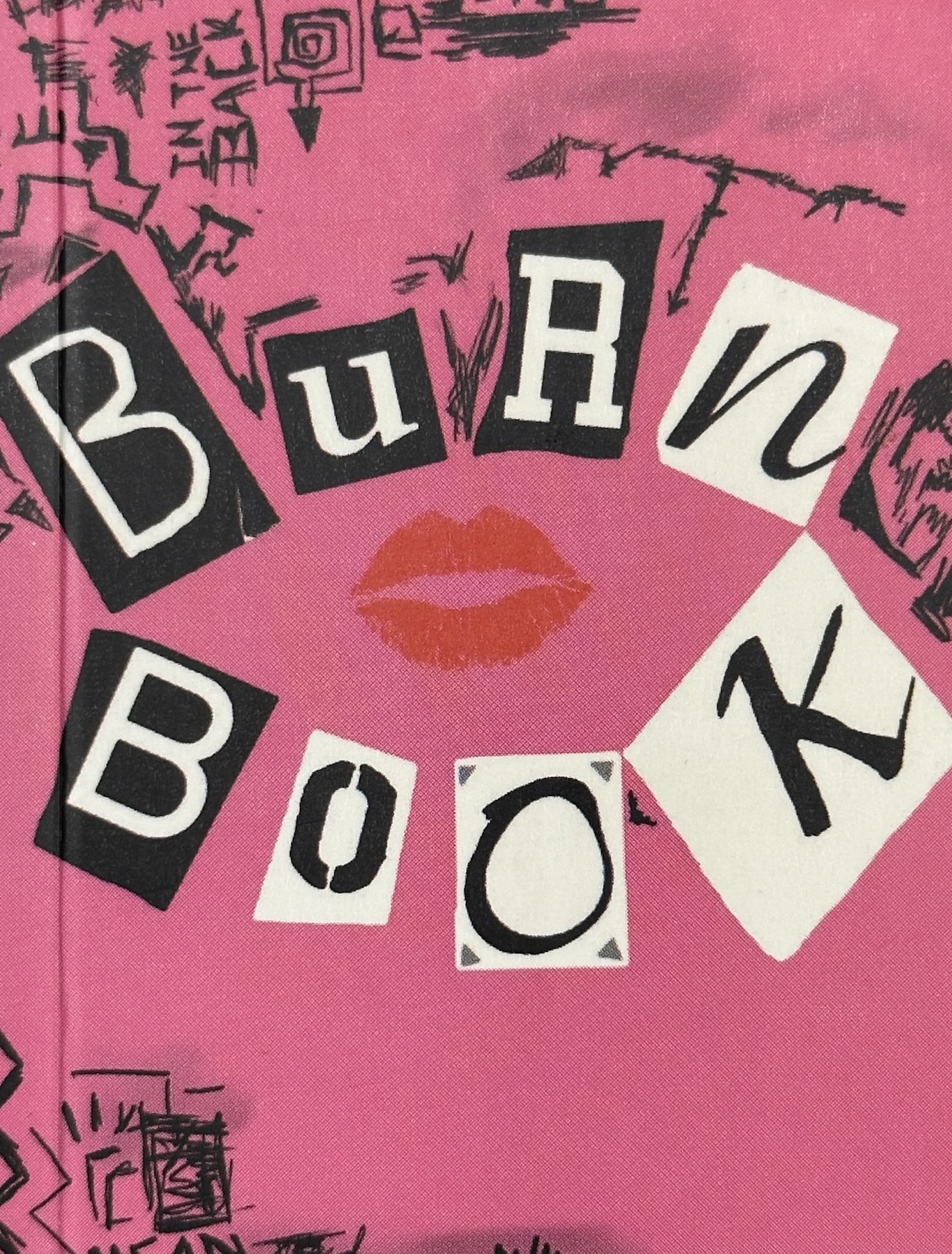 An image of the Burn Book from Mean Girls.