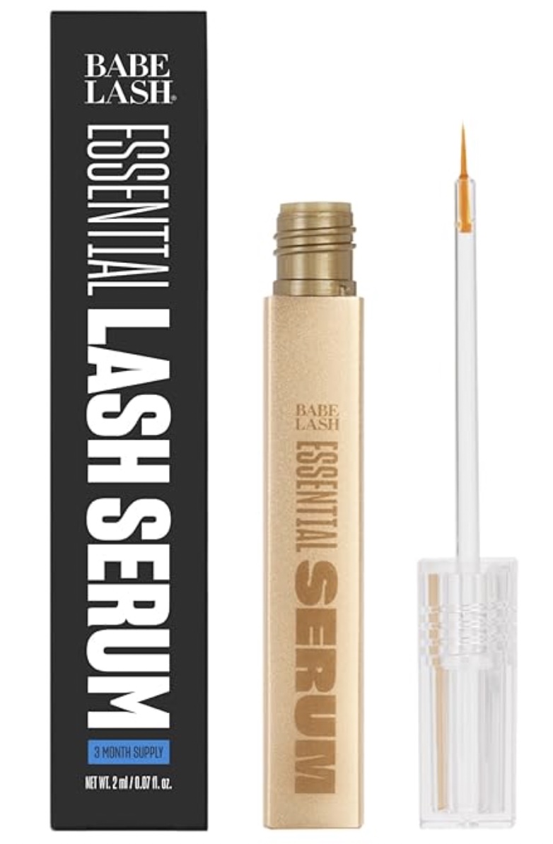 An image of the best eyelash serum Babe Lash serum.