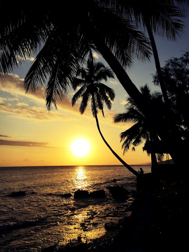 An image of a Fiji beach for self care sunday.