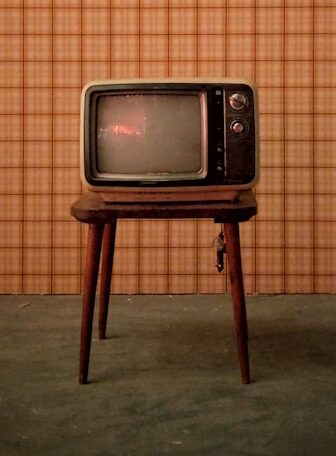 An image of an old TV representing Poltergeist for spooky season.