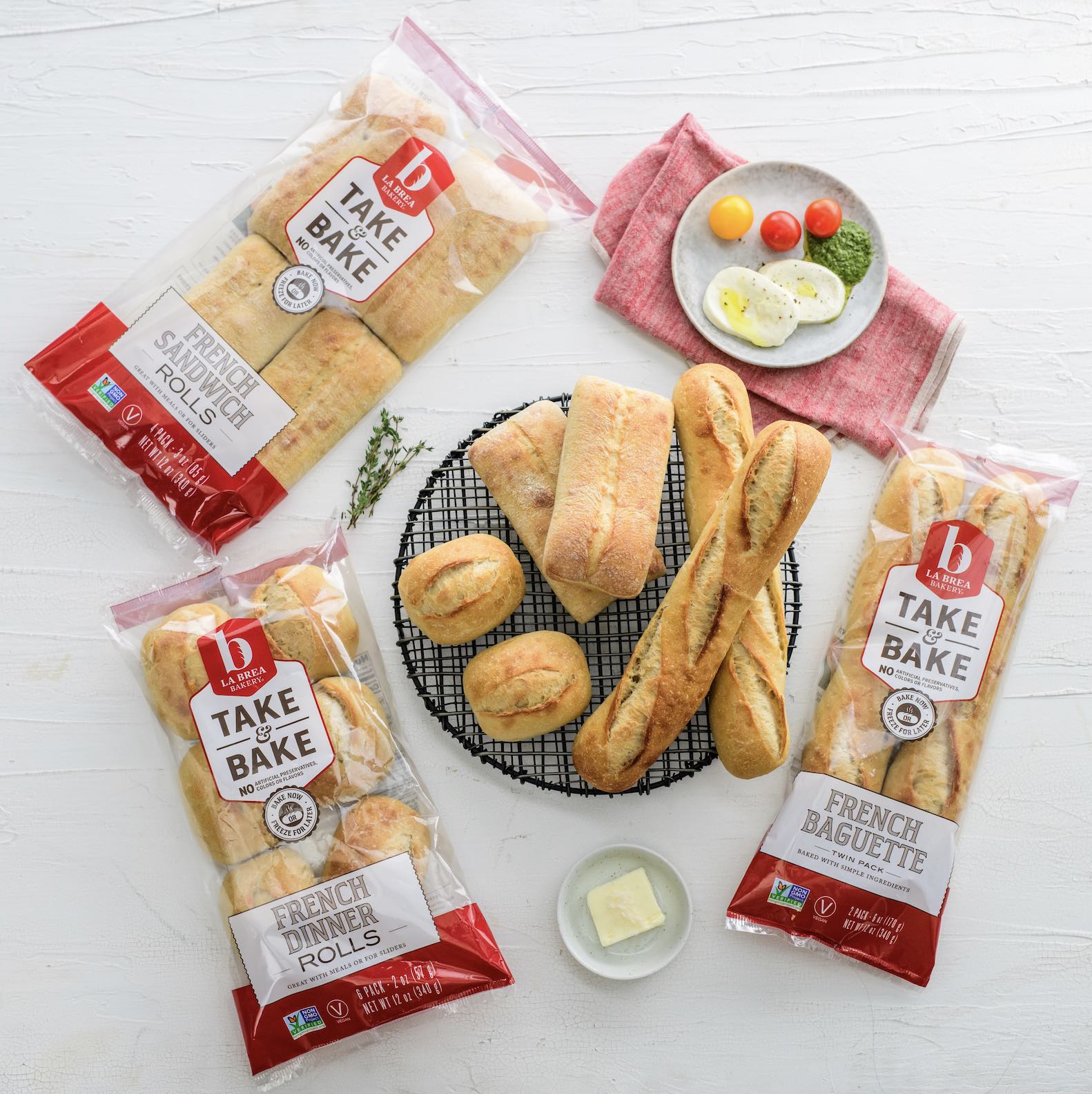 An image of the “Take & Bake” breads in TARGET stores. 