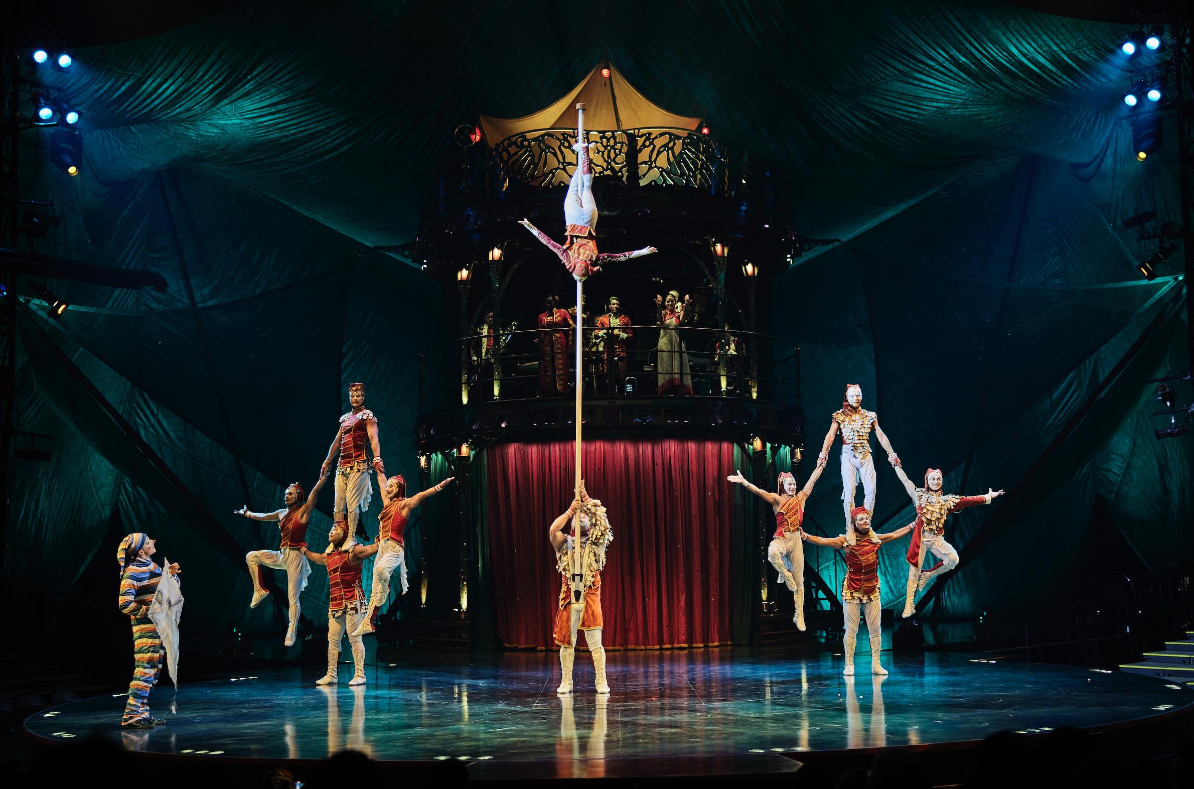 An image of Kooza at Cirque du Soleil.