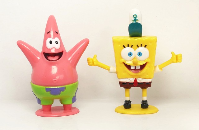 An image of SpongeBob and Patrick for the Krabby Patty.