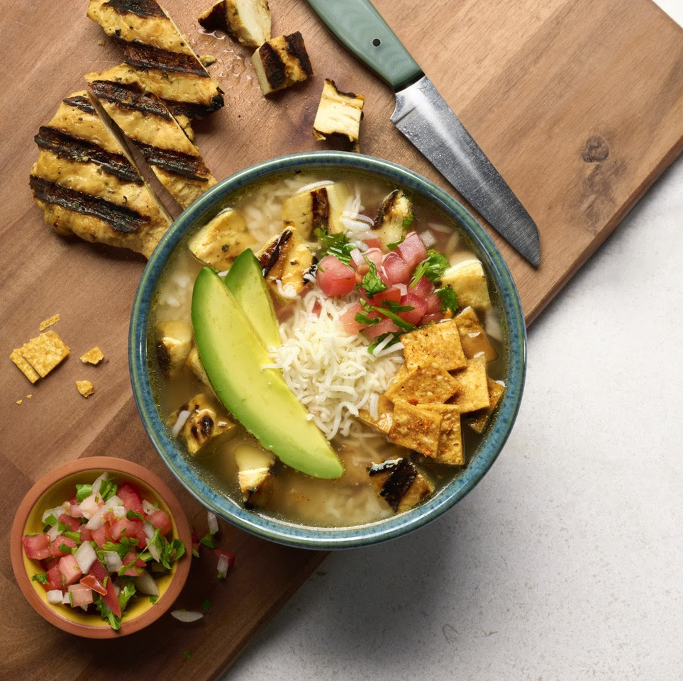 An image of Rubio's Chicken Tortilla Soup.